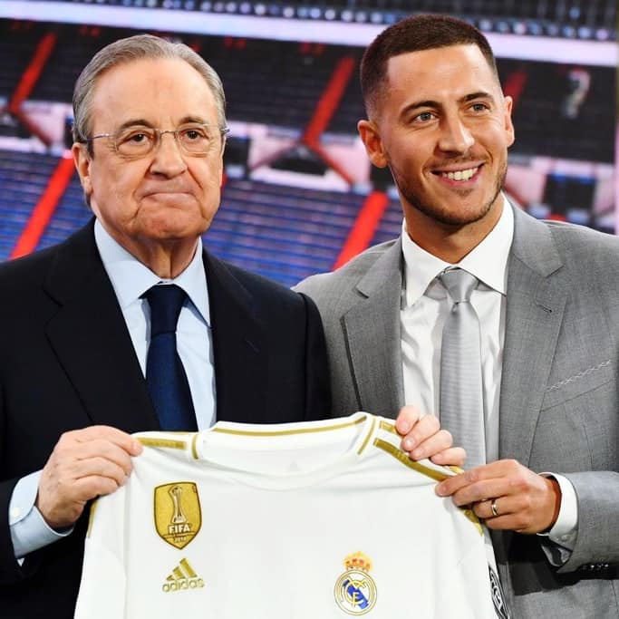 Eden Hazard signed with Real Madrid