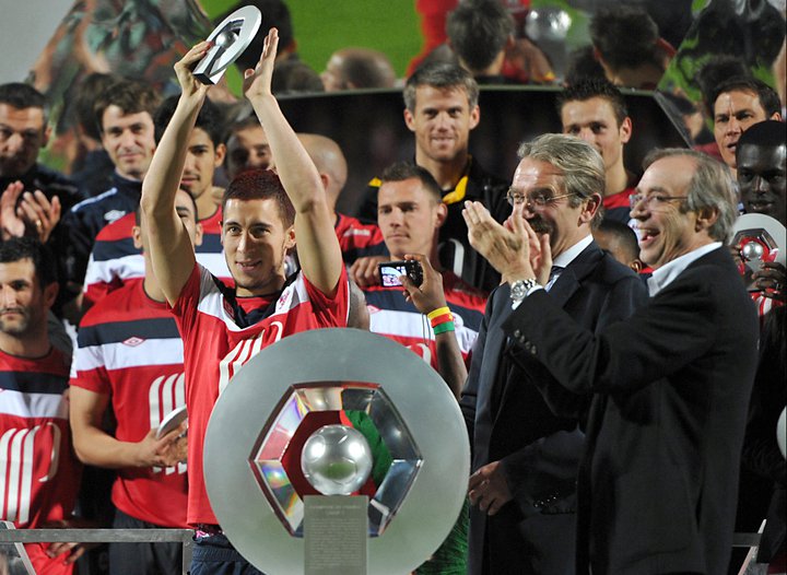 Eden Hazard achievement with Lille